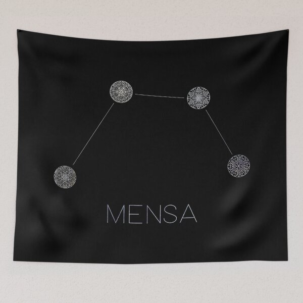 Item preview, Mensa Constellation Mandalas designed and sold by MetaPhyStore.