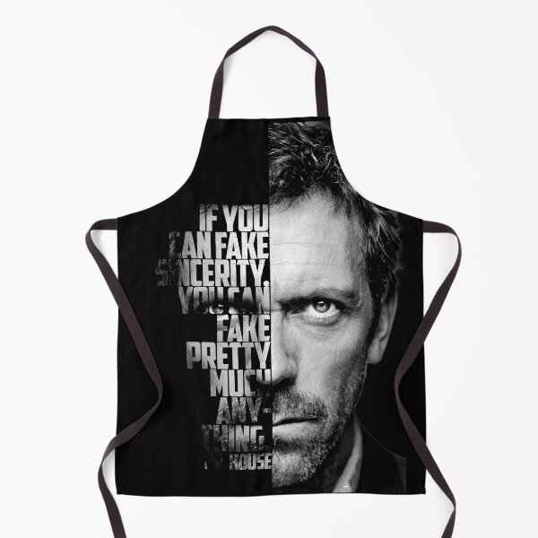 Item preview, Black and white Dr House tv show quotes. designed and sold by Enea Kelo.