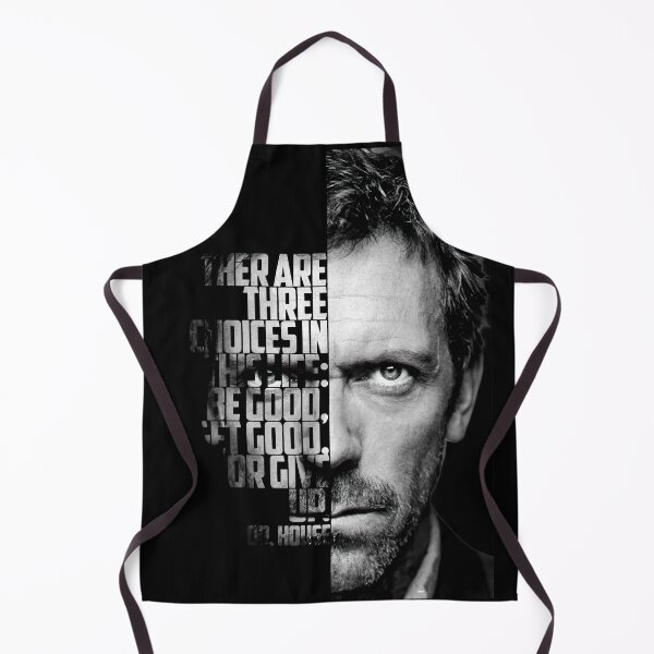 Item preview, Black and white Dr House tv show quotes. designed and sold by Enea Kelo.