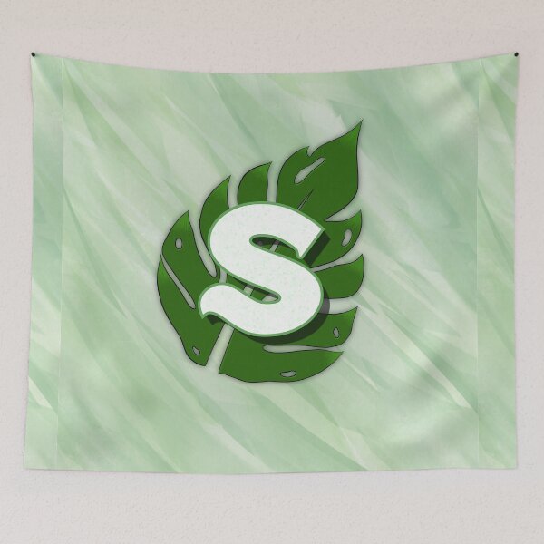 Artikelvorschau, Monstera Blatt Buchstabe "S" entworfen und verkauft von isacaste.