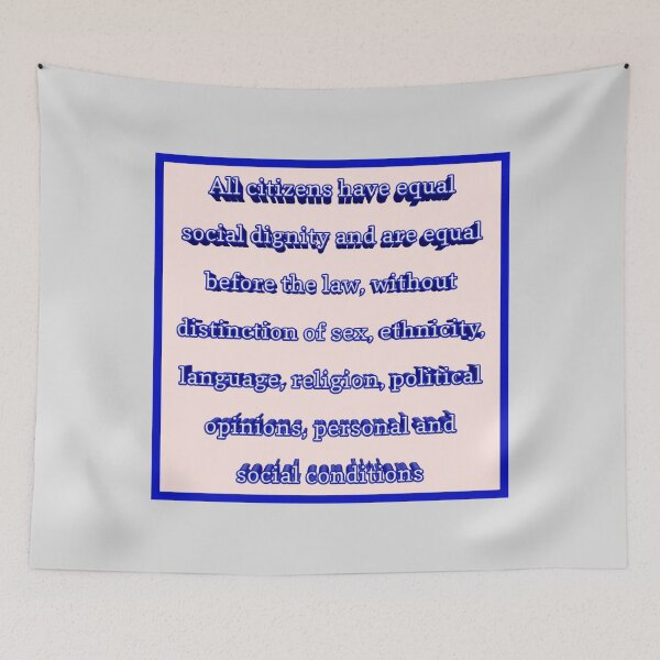 Item preview, Article 3 of Italian Constitution 001 designed and sold by ITALY-Roselli-.