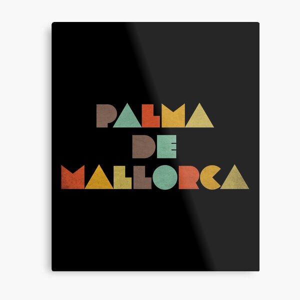 Palma de Mallorca Vintage Metal Print