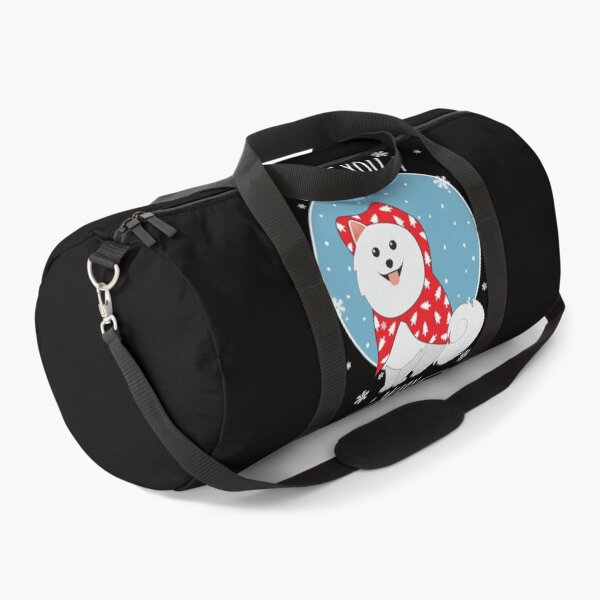 Item preview, We woof you a merry Christmas from our Samoyed dog in black designed and sold by anins-azuree.