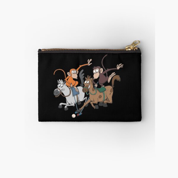 Item preview, Monkeys dueling on polo horses designed and sold by Monkey Ful.