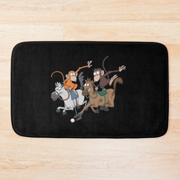 Item preview, Monkeys dueling on polo horses designed and sold by Monkey Ful.