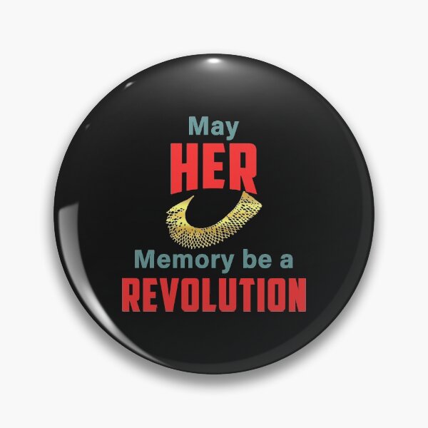 Item preview, May Her Memory Be A Revolution - RBG Necklace Trend Gift Ideas designed and sold by leo121687.