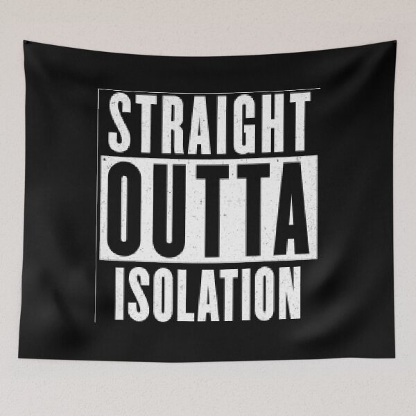 Item preview, Straight Outta Isolation designed and sold by PillowPuns.