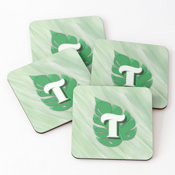 Item preview, Monstera Leaf Letter "T" designed and sold by isacaste.