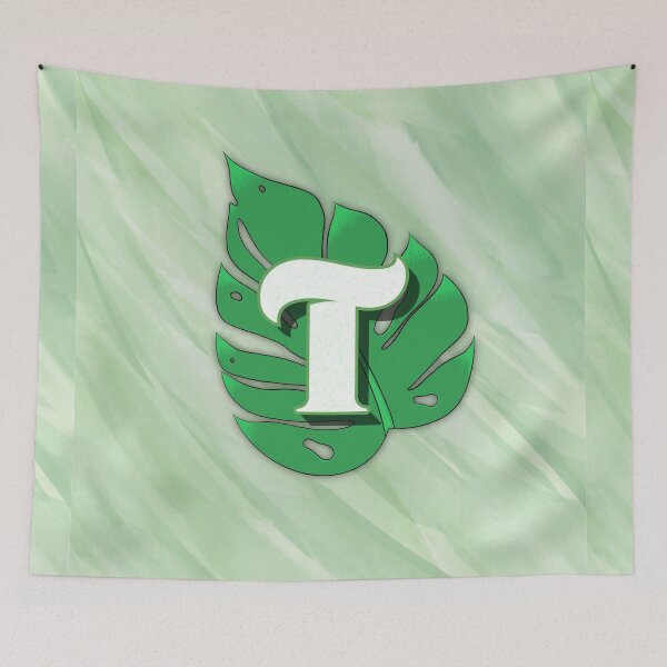 Item preview, Monstera Leaf Letter "T" designed and sold by isacaste.