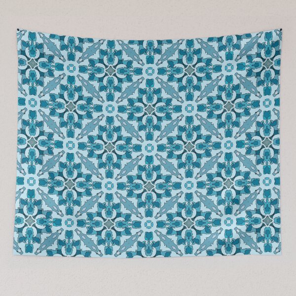 Item preview, Moroccan style blue pattern designed and sold by Amalus-files.