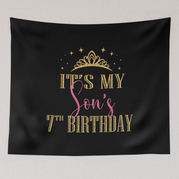 Item preview, It's My Son's 7th Birthday Boys Party Family Matching product designed and sold by Grabitees.