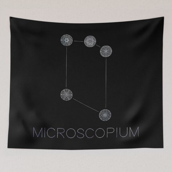 Item preview, Microscopium Constellation Mandalas designed and sold by MetaPhyStore.