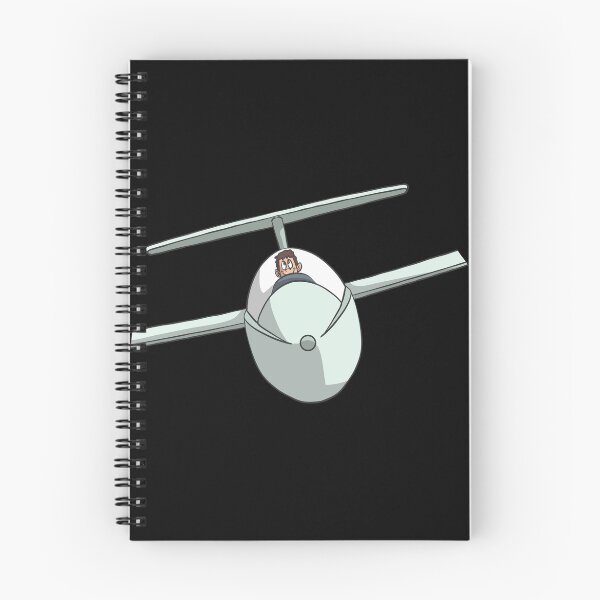 Item preview, Funny pilot flying in glider designed and sold by Monkey Ful.