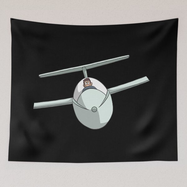Item preview, Funny pilot flying in glider designed and sold by Monkey Ful.