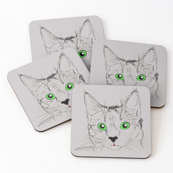 Item preview, Green Eyes Cat designed and sold by thersant.
