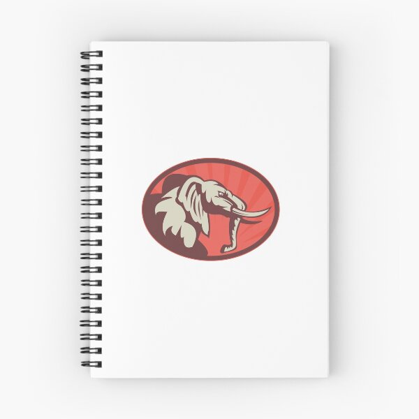 Item preview, Retro Vintage Grey Red Elephant Shirt Funny Shirt Animal Shirt Nature Shirt Africa Shirt Inspirational Shirt Sarcastic Shirt Pet Lover Shirt Birthday Gift  designed and sold by EpsilonEridani.