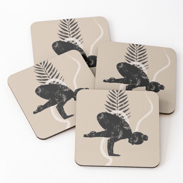 Item preview, Yoga asana illustration minimalistic designed and sold by Alillluna.
