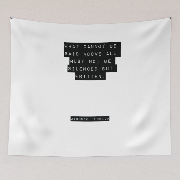 Item preview, Jacques Derrida Quote designed and sold by RJ123.