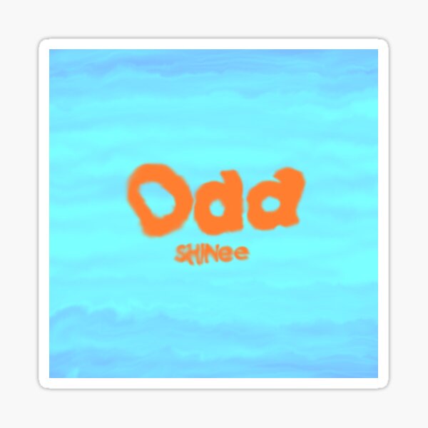 Shinee Odd Stickers For Sale Redbubble