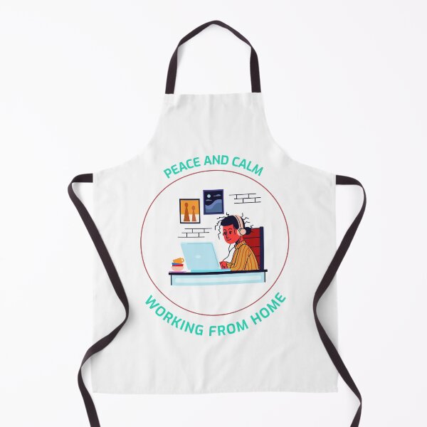 Item preview, Peace And Calm Working From Home designed and sold by HappyFunnyTees.