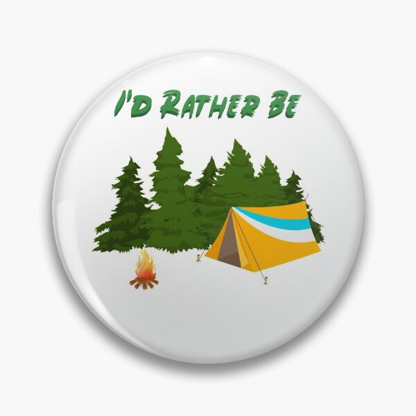 Item preview, I'd Rather Be Camping designed and sold by LeftFieldFunny.