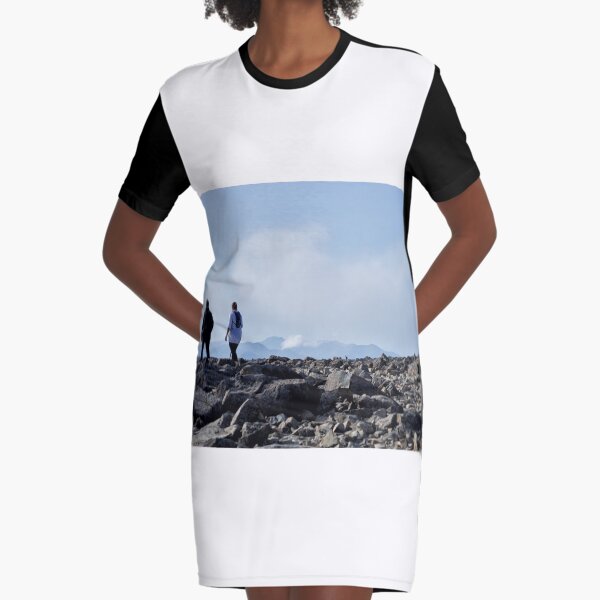 The summit of Ben Nevis Graphic T-Shirt Dress