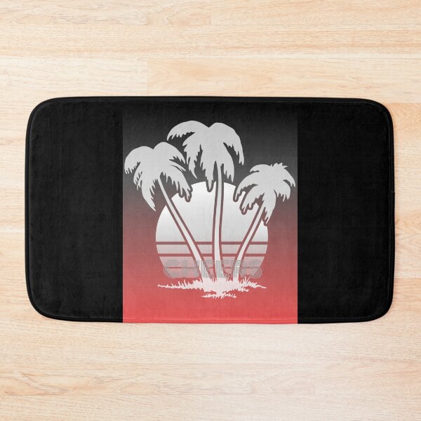 Item preview, Cheers Sunset/Sunrise/Palm tree/Beachfront/Retro designed and sold by BeebopGraphics.
