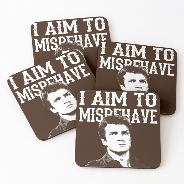 Item preview, I Aim to Misbehave designed and sold by Procrastitron.