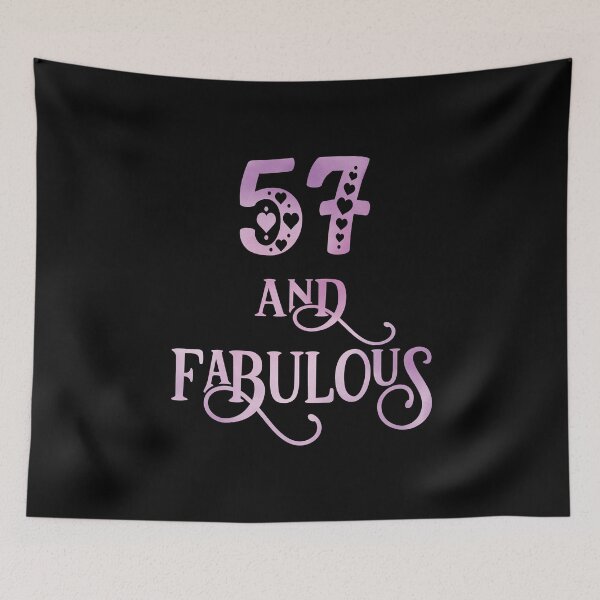 Item preview, Women 57 Years Old And Fabulous 57th Birthday Party design designed and sold by Grabitees.