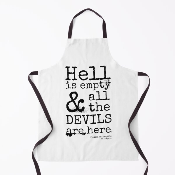 Item preview, Shakespeare Quote, The Tempest, Devils Are Here designed and sold by brodyquixote.