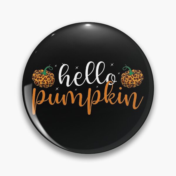 Item preview, Hello Pumpkin Leopard Pattern Cute Fall Lover Design for Halloween Costume designed and sold by alenaz.