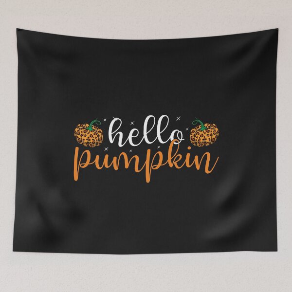 Item preview, Hello Pumpkin Leopard Pattern Cute Fall Lover Design for Halloween Costume designed and sold by alenaz.