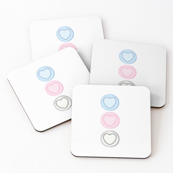 Item preview, Trans Love Hearts Vertical designed and sold by cameronjames16.