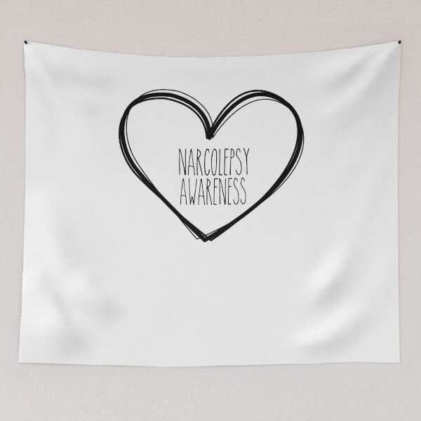Item preview, Narcolepsy Awareness Heart Support designed and sold by NadzeyaD.