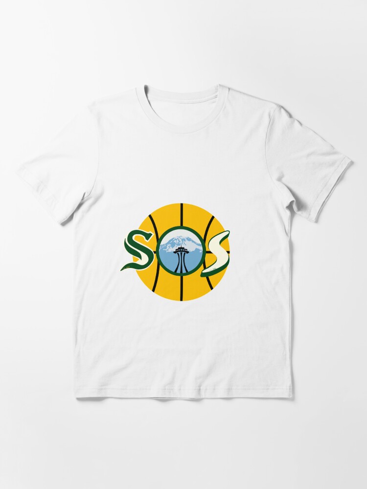 Seattle Supersonics Space Needle Logo Dark Green T-Shirt, hoodie