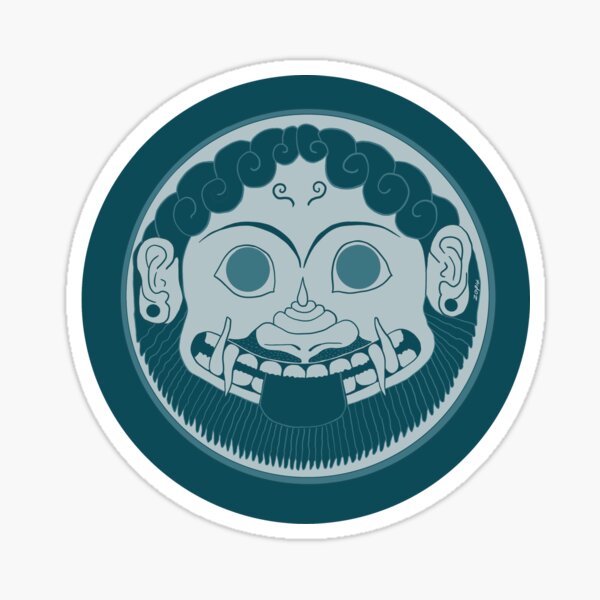 The Gorgon Mask Sticker