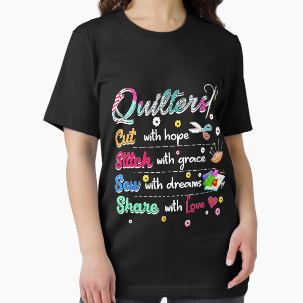 Item preview, Quilting shirt quilters cut, stitch, sew, share designed and sold by Charles Brian.