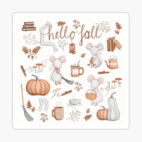 Hello Autumn Planner Stickers, Cozy Stickers, Aesthetic Stickers, Fall  Stickers, Seasonal Stickers, Autumn Stickers, Pumpkin Stickers DC019 