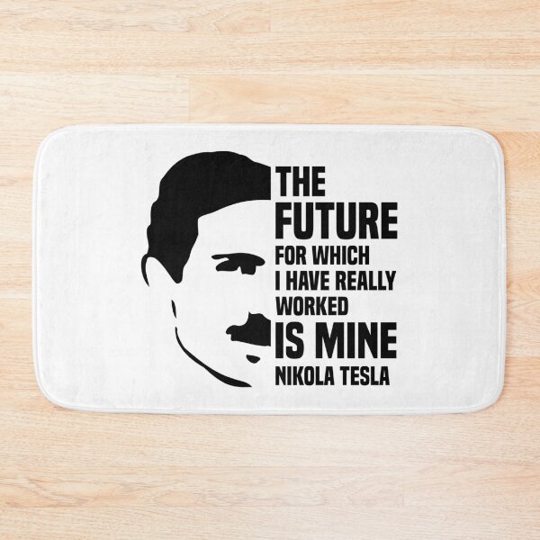 Item preview,  Nikola Tesla Portrait with a Quote designed and sold by TashaVector.