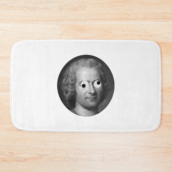 Item preview, Googly Eyed Jean Jacques Rousseau designed and sold by Jordbord.