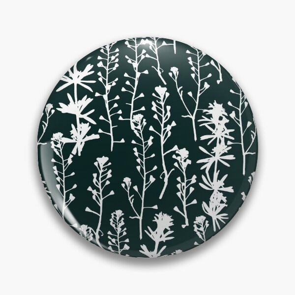 Item preview, Nordic night frost. Wild herbs seamless pattern. White herbal silhouette on dark blue. Stay wild. Wild life designed and sold by Yulia Chepurova.