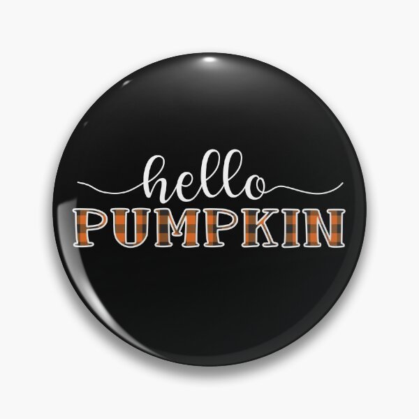Item preview, Hello Pumpkin Orange Buffalo Plaid Letter Checkered Halloween Funny designed and sold by alenaz.