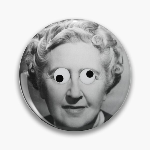 Item preview, Googly Eyed Agatha Christie designed and sold by Jordbord.