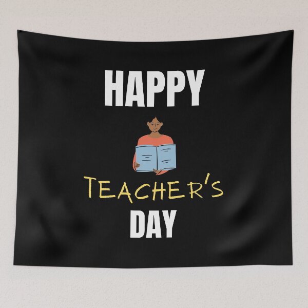 Item preview, Happy Teacher's Day - Funny Saying designed and sold by Billie Sims.