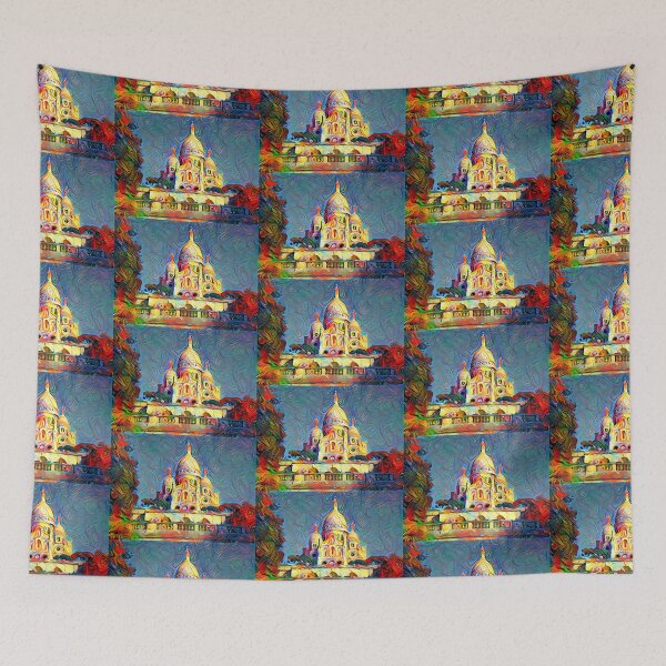 Item preview, Basilica The Sacred Heart in Paris designed and sold by joelle Guillaume.