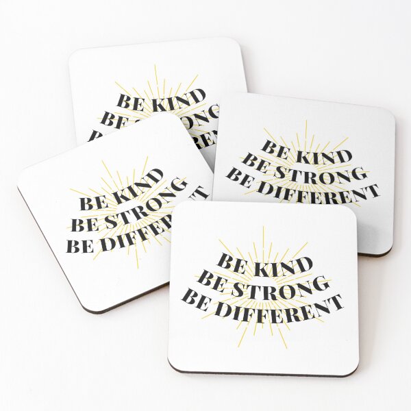 Item preview, Be Kind Be Strong Be Different  designed and sold by Puffoo.