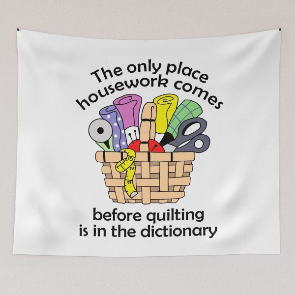 Item preview, QUILTING BEFORE HOUSEWORK designed and sold by Charles Brian.