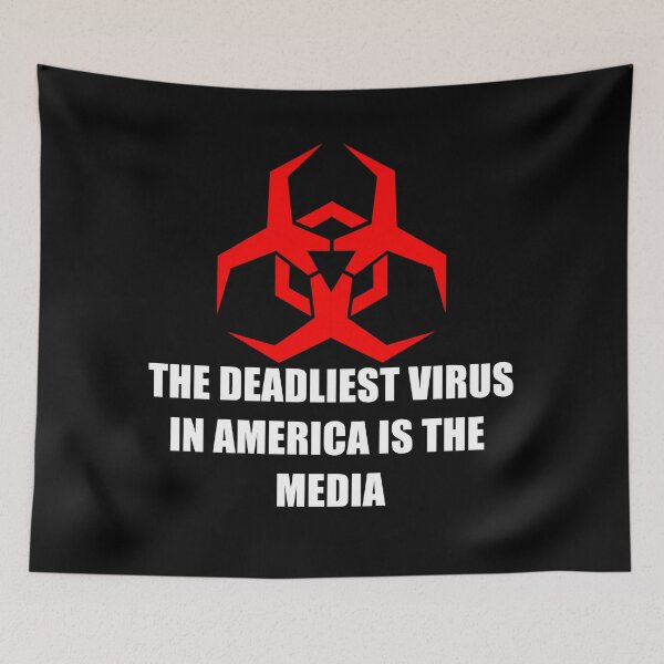 Item preview, The Deadliest Virus In America Is The MEDIA Red designed and sold by REApparelCo.