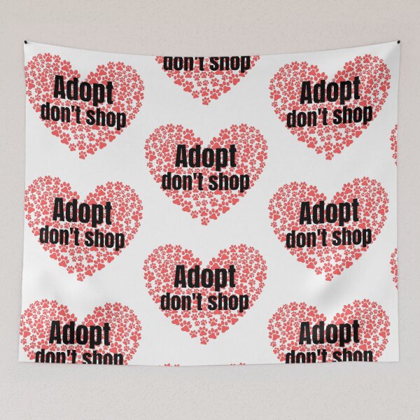 Item preview, Adopt don't Shop designed and sold by MAdHouseArtist.