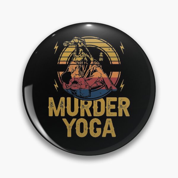 Item preview, Murder Yoga - Funny Vintage Wrestling designed and sold by roxy7922.
